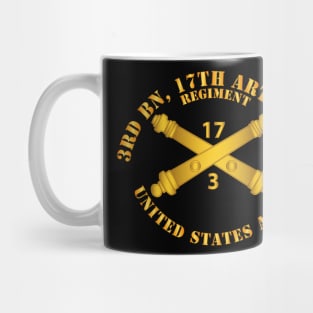 3rd Bn 17th Field Artillery Regt - w Arty Branch Mug